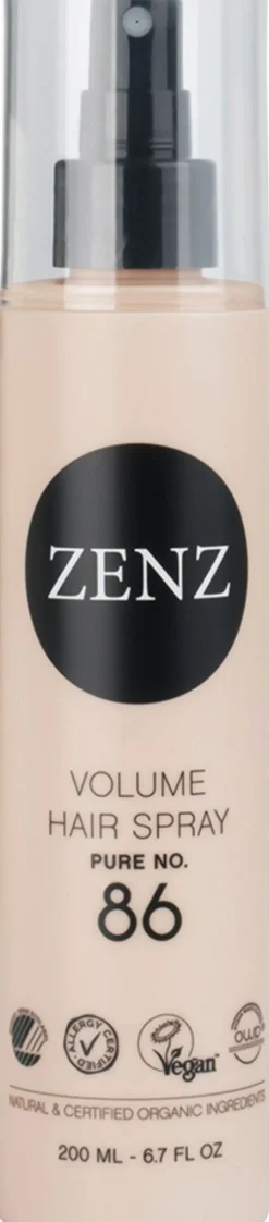 Zenz Organic Styling 86 Volume Hair Spray Medium Hold 200 ML